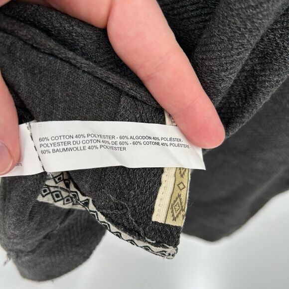 Third & Army Pullover Long Sleeve Hoodie Sweatshirt Grey NWT Large - Picture 5 of 9